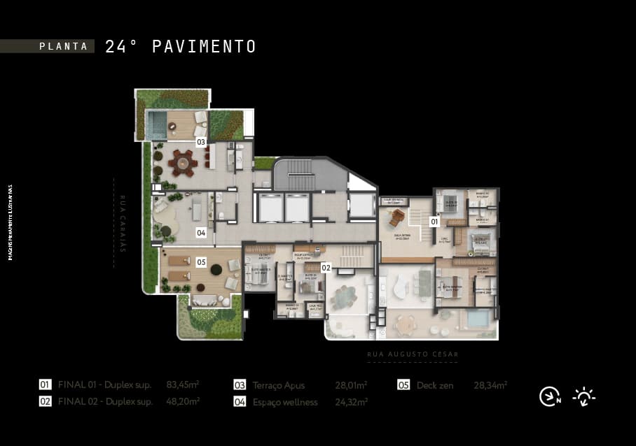 24º pavimento
