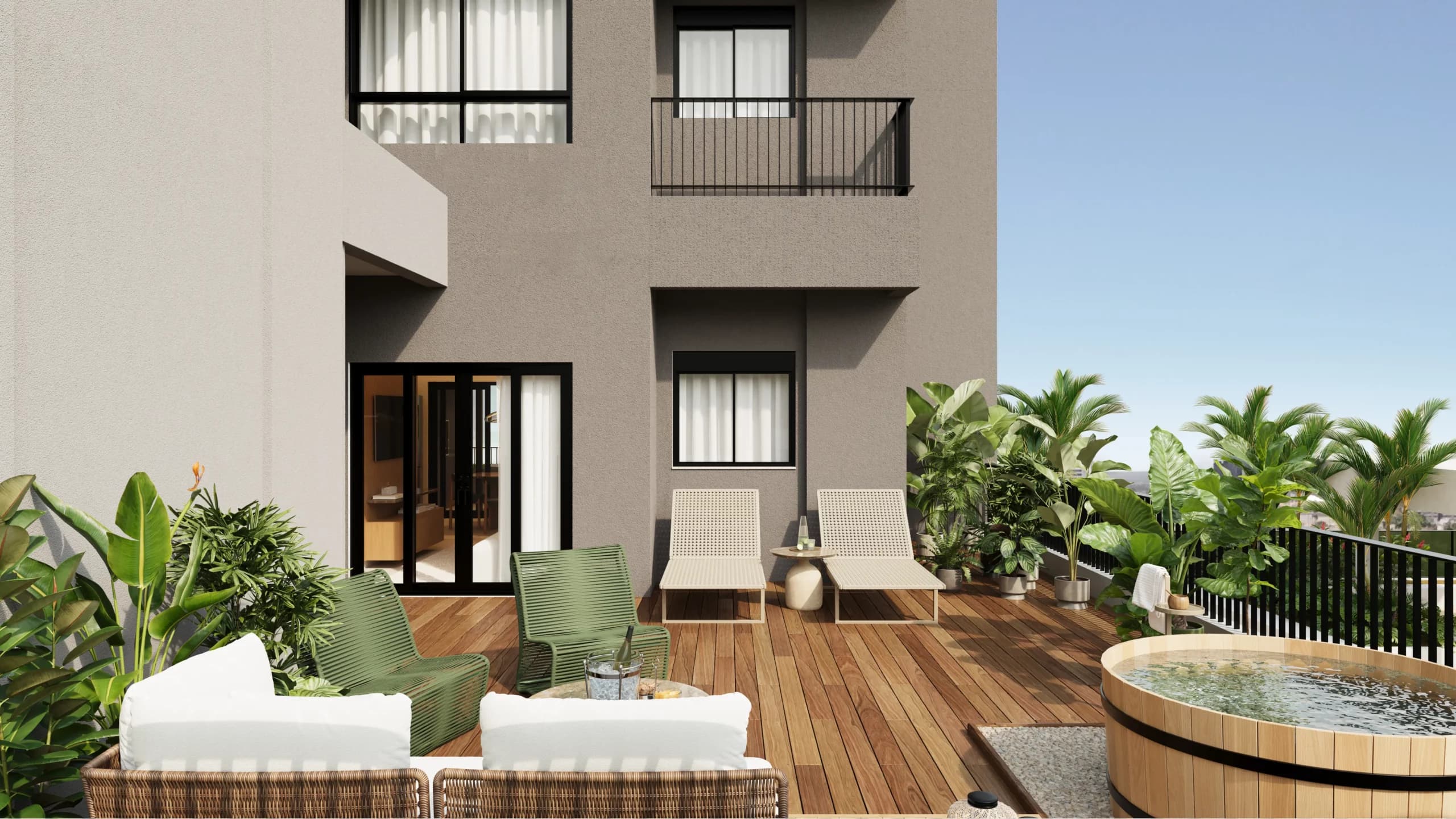 Planta tipo 04 com terraço